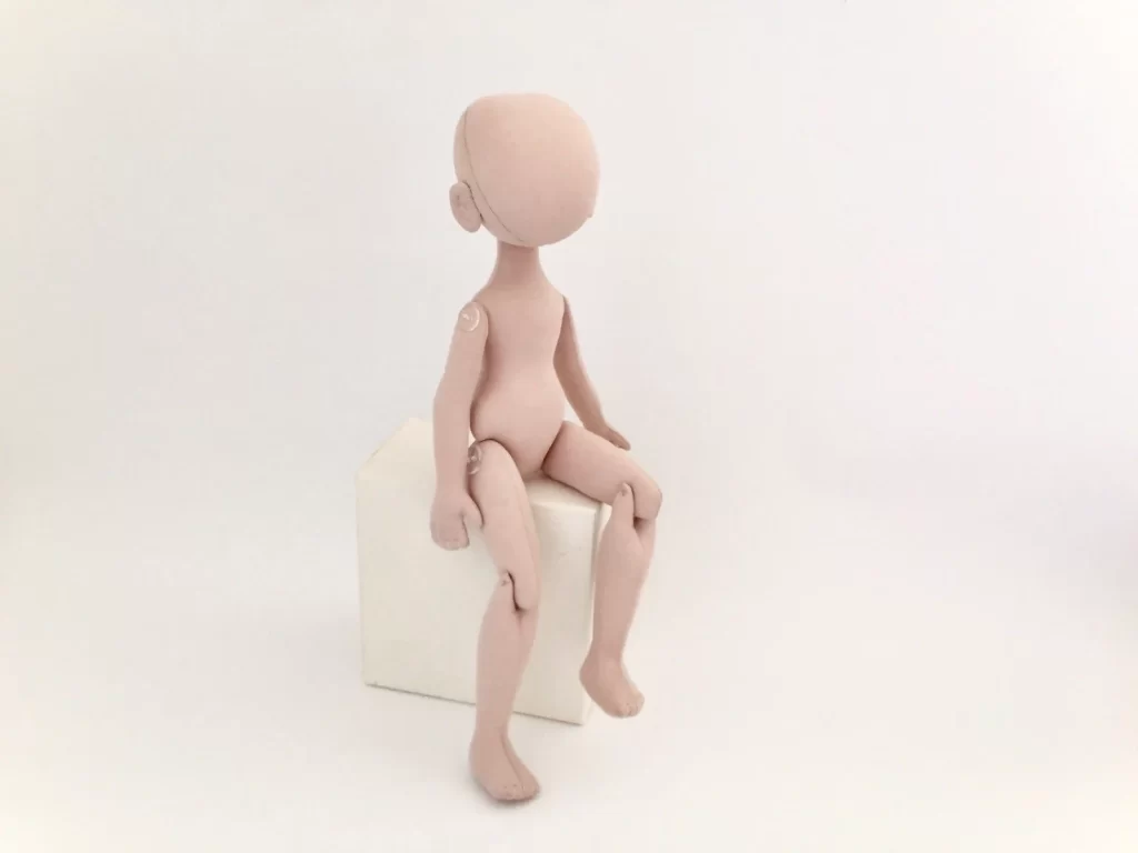 blank doll body 