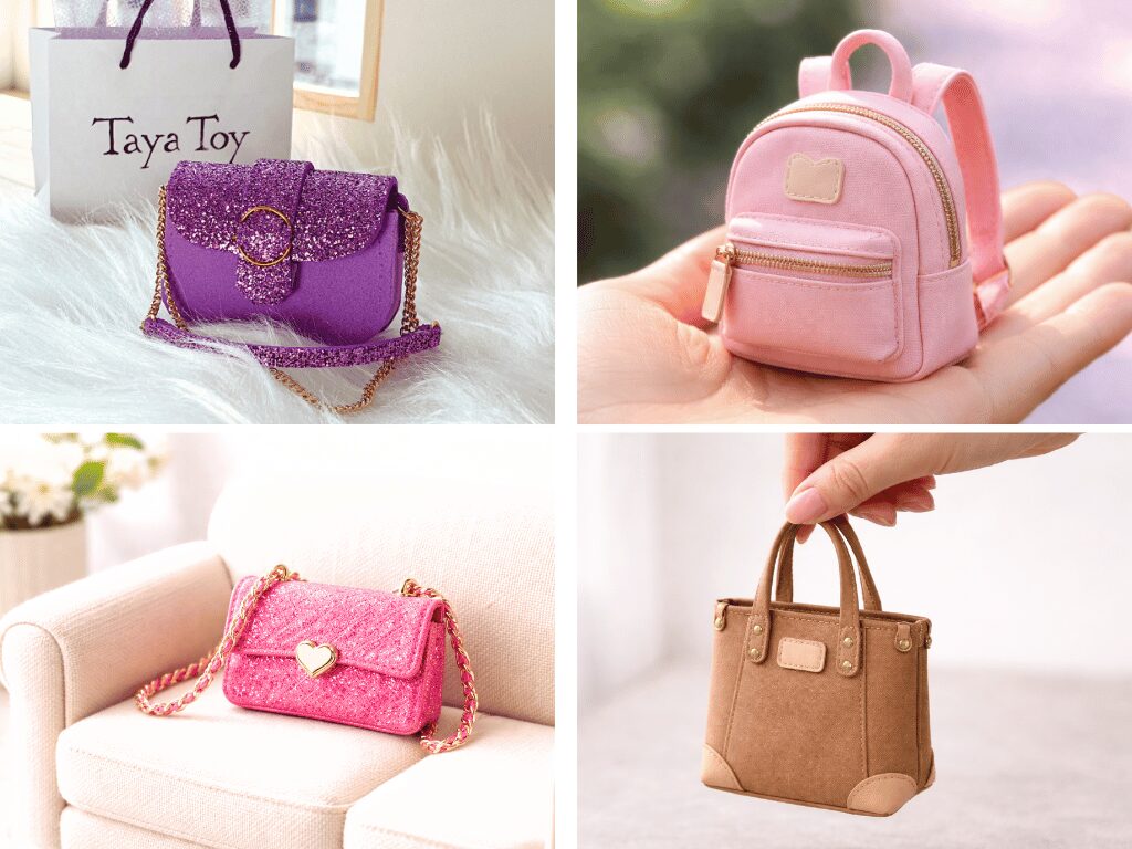 Miniature doll bags